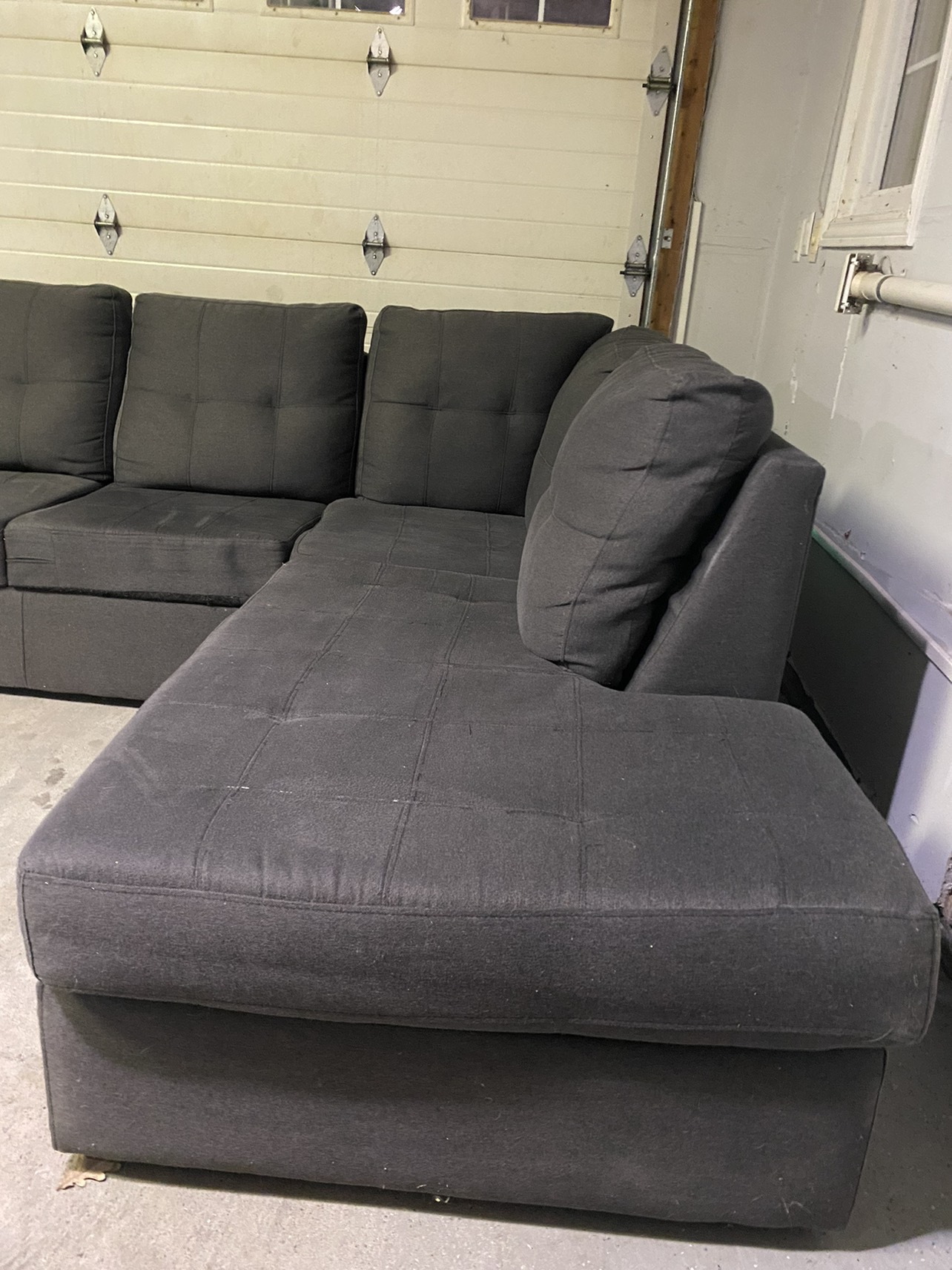 Grey Sectional Couch - photo 4