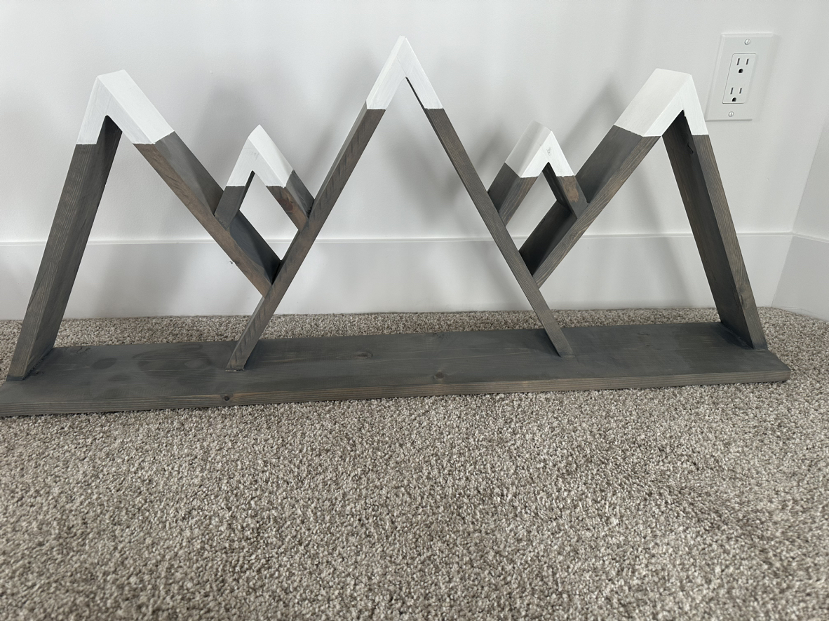 Mountain Peak Wall Decor for kids room - photo 5
