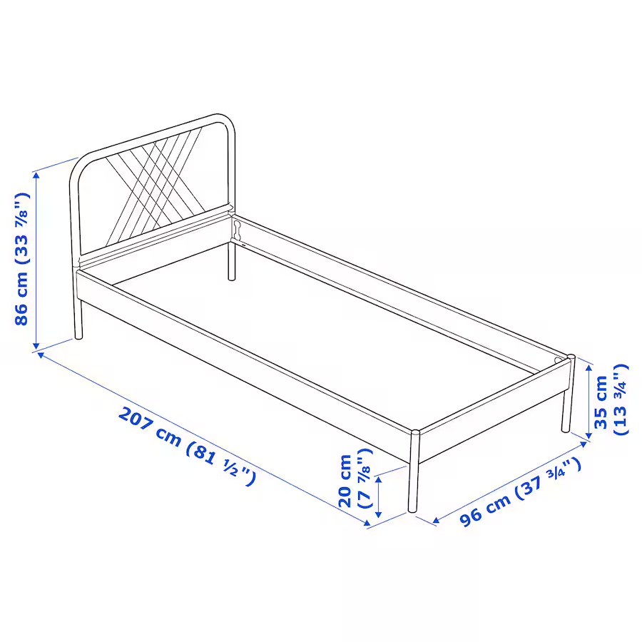 Single bed frame - photo 2