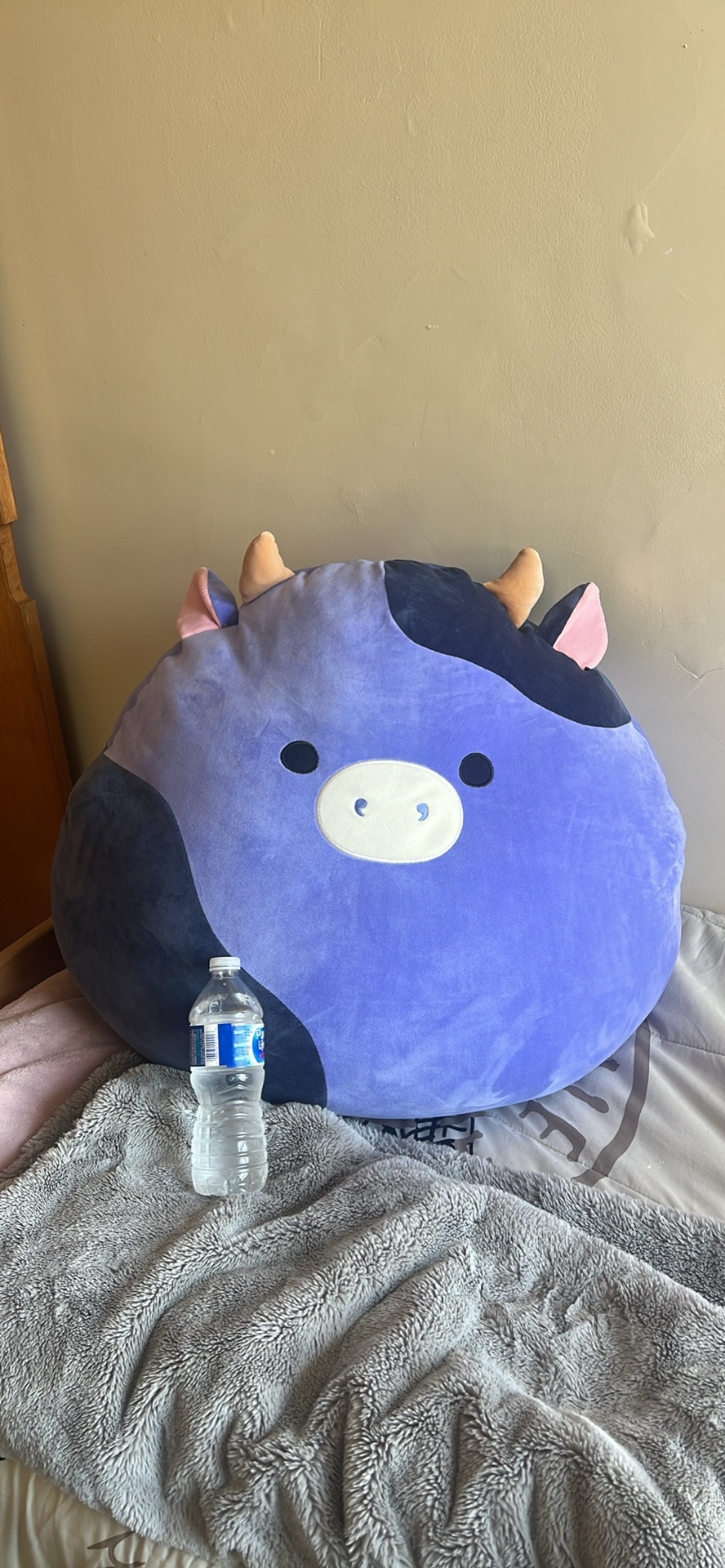 Squishmallow 24” Ingred the Purple Cow Jumbo Plush