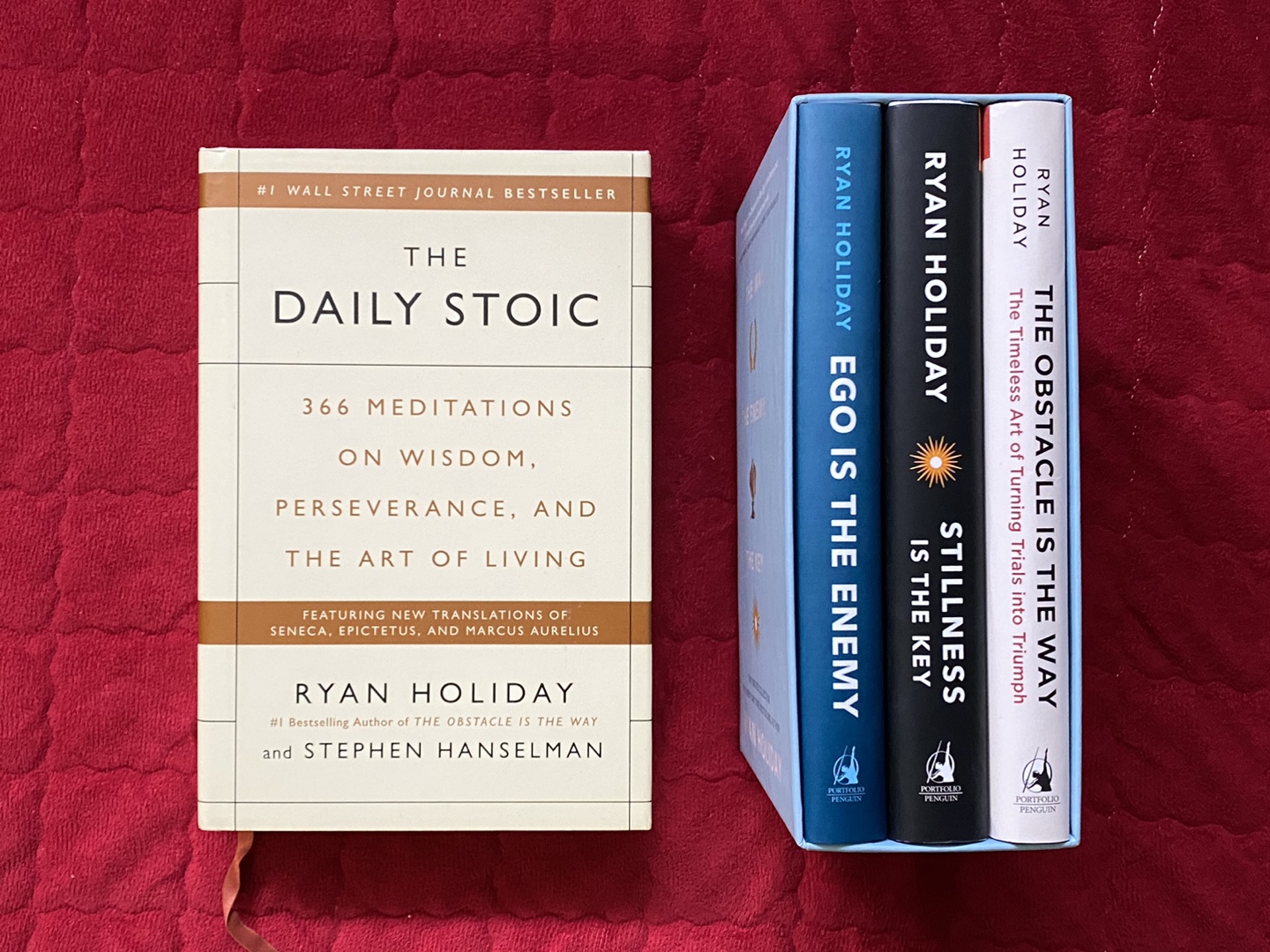 Ryan Holiday - Daily Stoic + The Way/Enemy/Key (4 books)