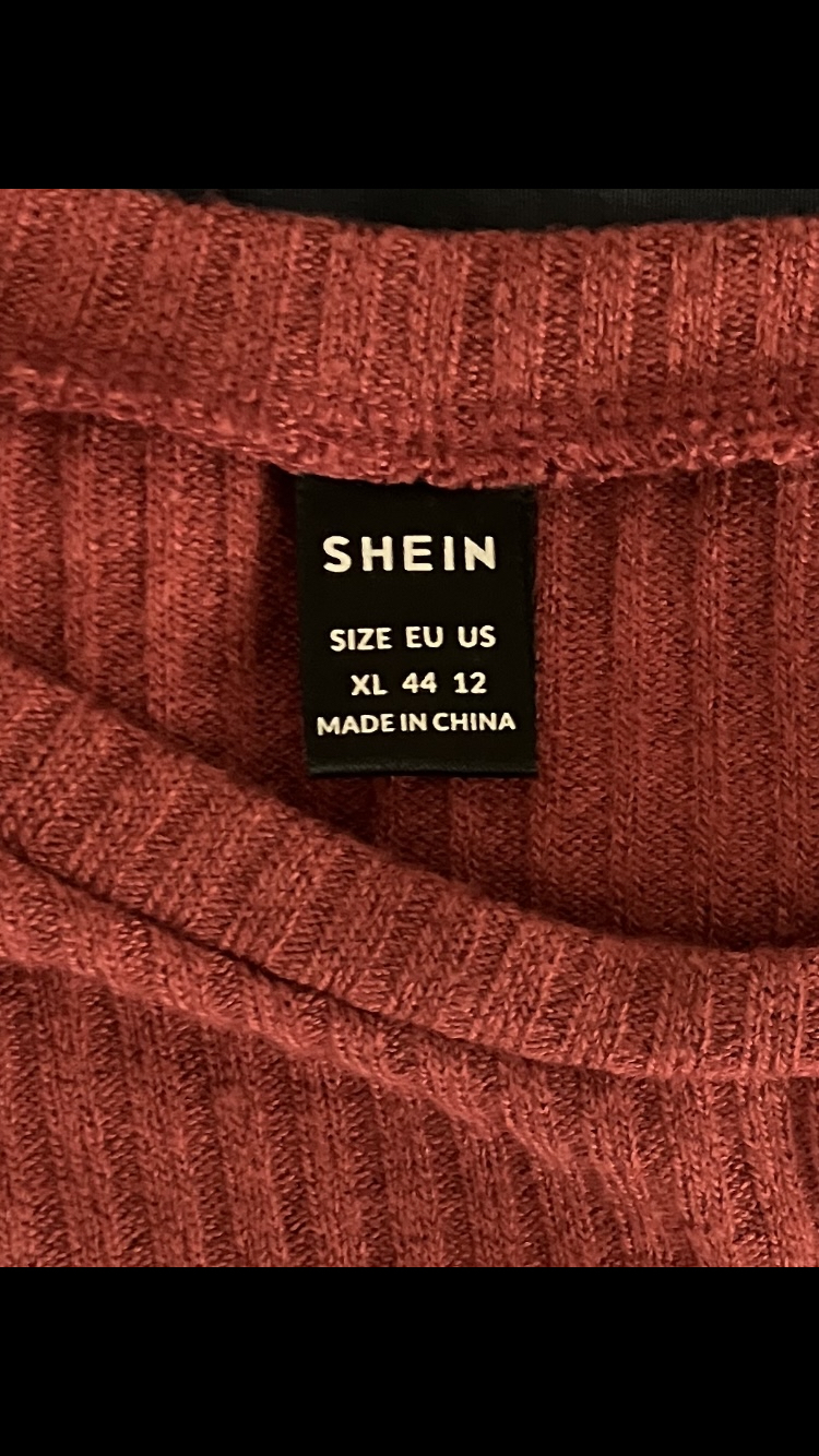 Shein Women’s Pink Ribbed Long Sleeve Shirt Top👚 Size XL❤️🩷💜🌹🥀🌷 image indicator(8)