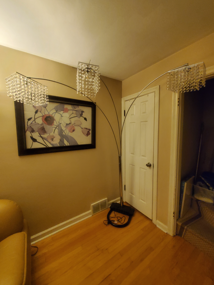 Floor lamp arc