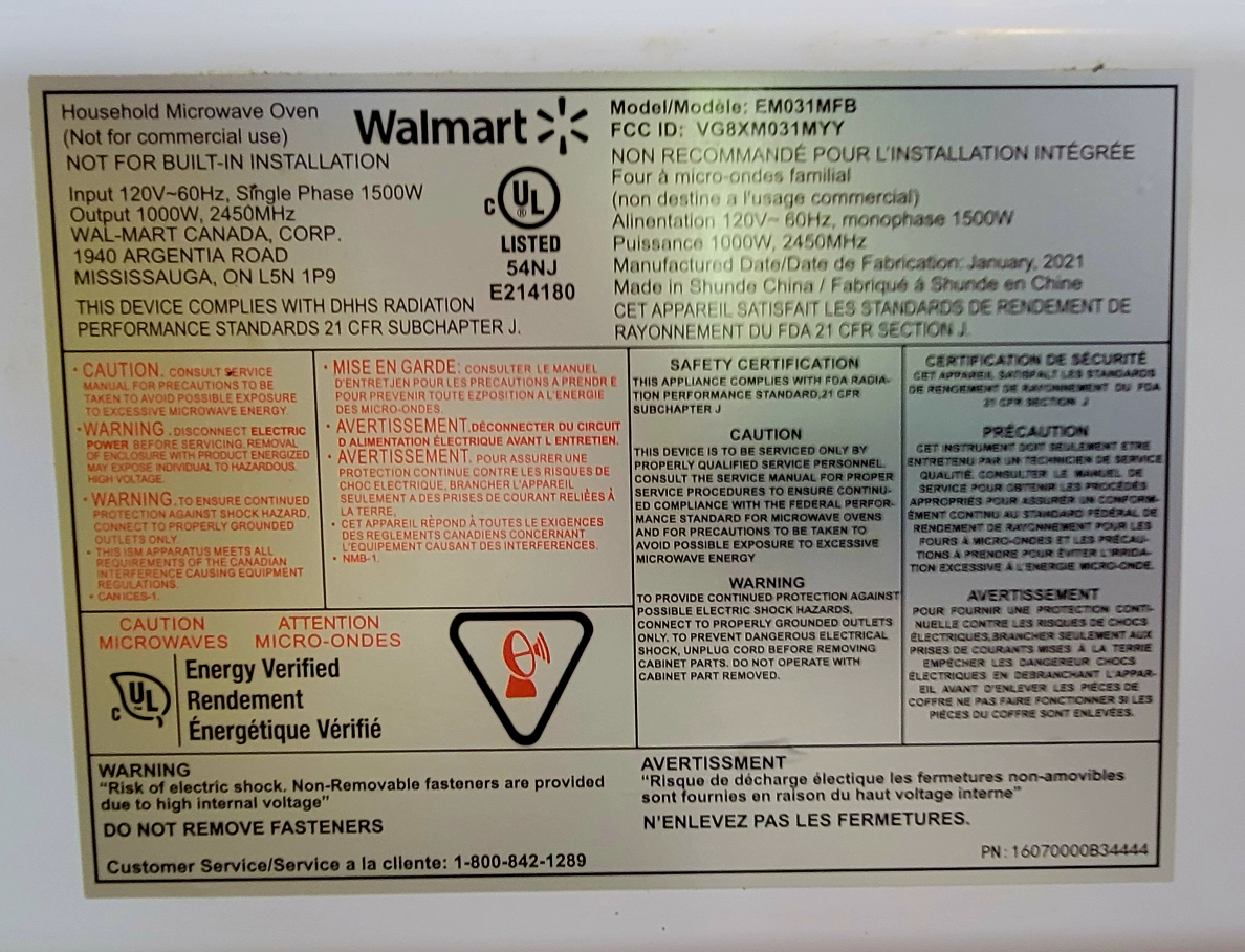 1.1 cu ft Hamilton Beech Microwave image indicator(3)