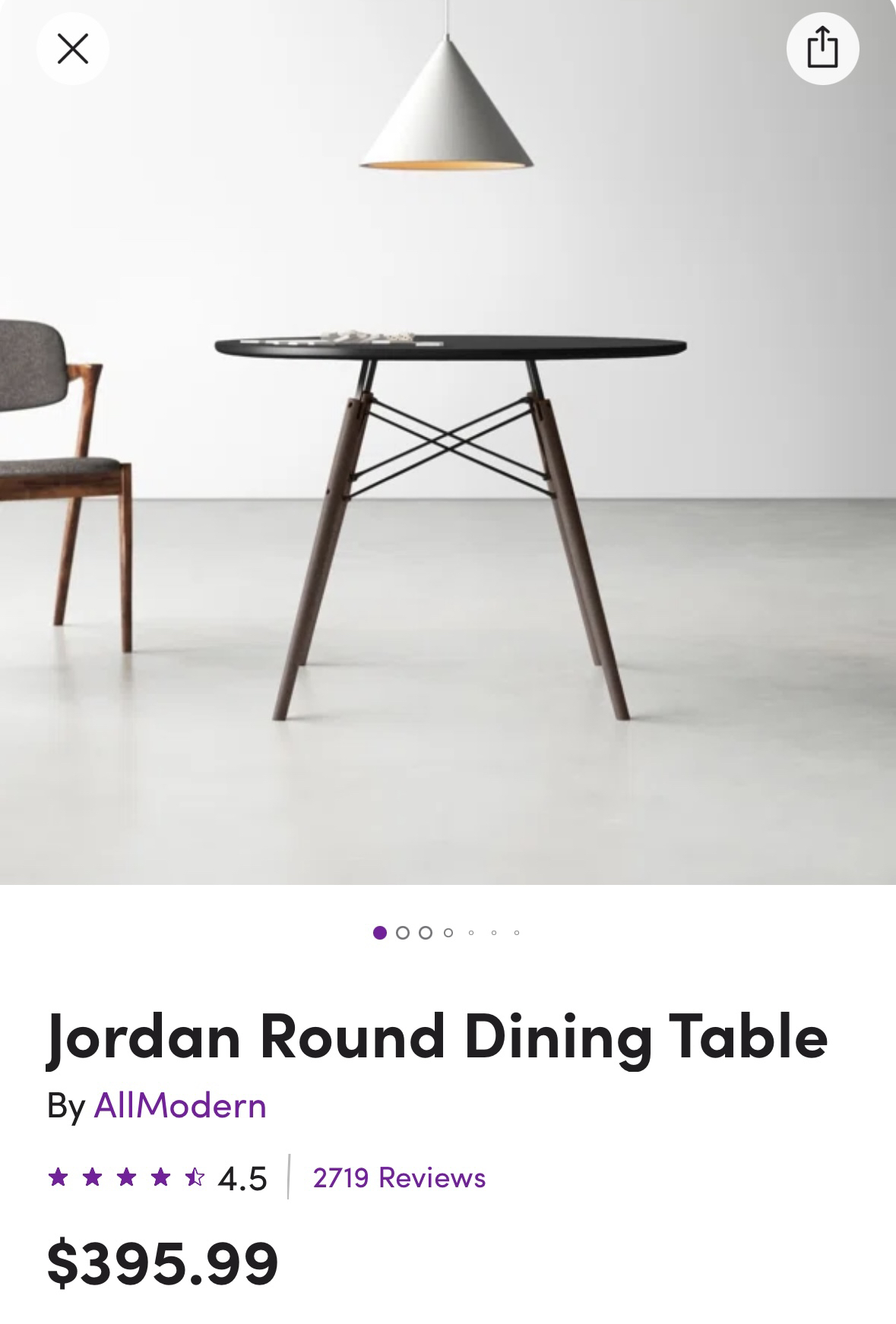 Solid wood Bistro Dinning table+ chairs - photo 3