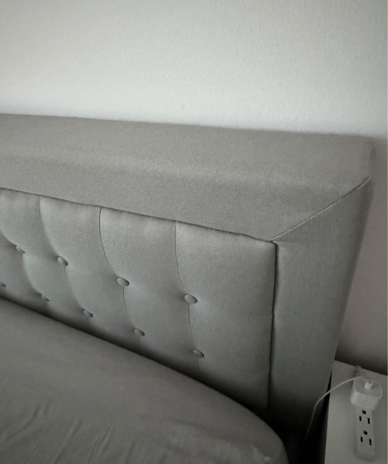 ‼️MOVING SALE Gray stand bed frame (king) - photo 5