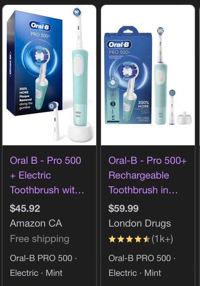 *NEW* Oral-B Pro 500+ Rechargeable Electric Toothbrush 🪥🦷😁 image indicator(6)