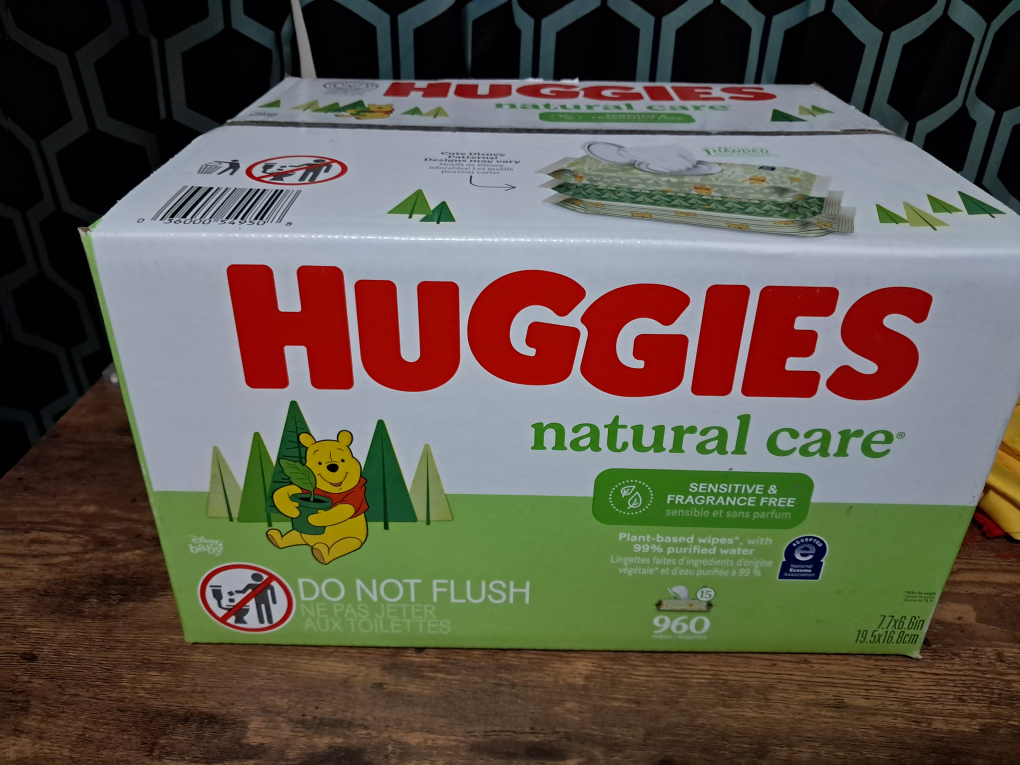 Huggies Natural Care Sensitive Baby Wipes, UNSCENTED