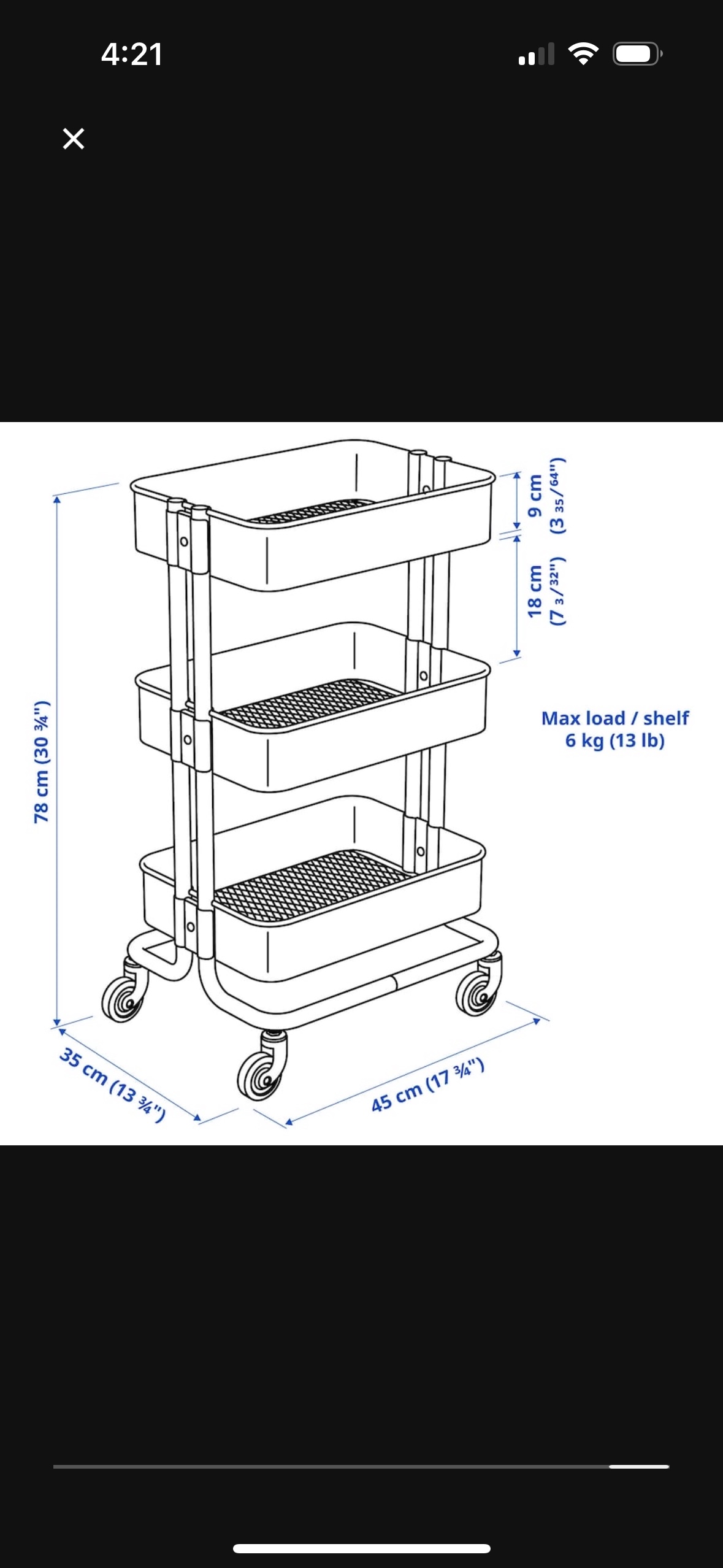 IKEA Raskog cart - photo 3