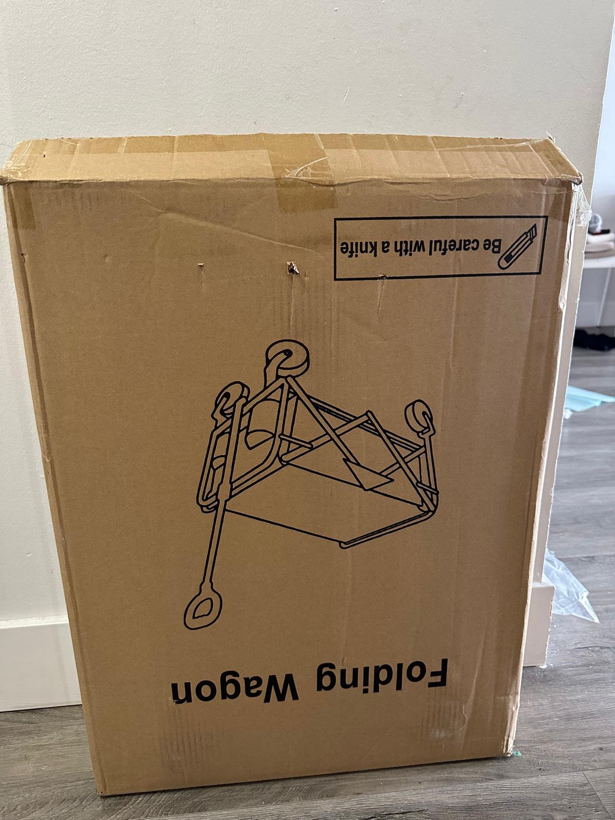 Open Box - Folding Wagon Heavy Duty with All-Terrain Wheels - photo 3