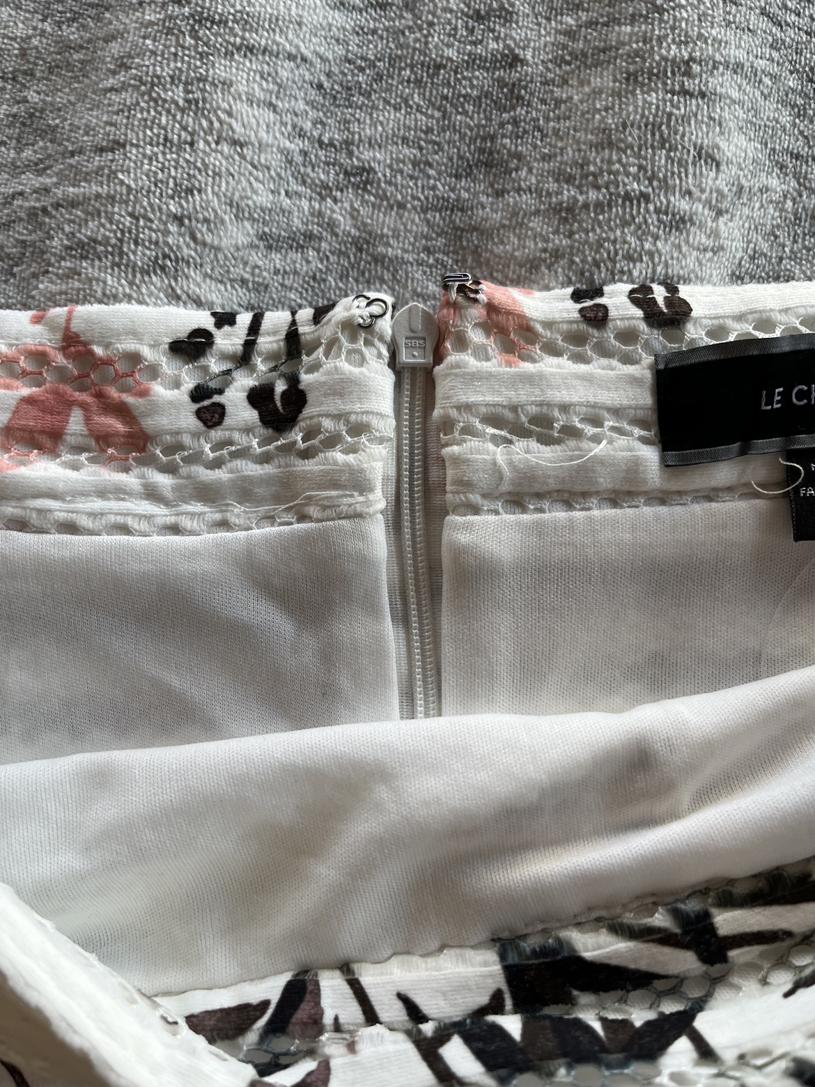 Skirt - pink, cream and black - lined image indicator(5)