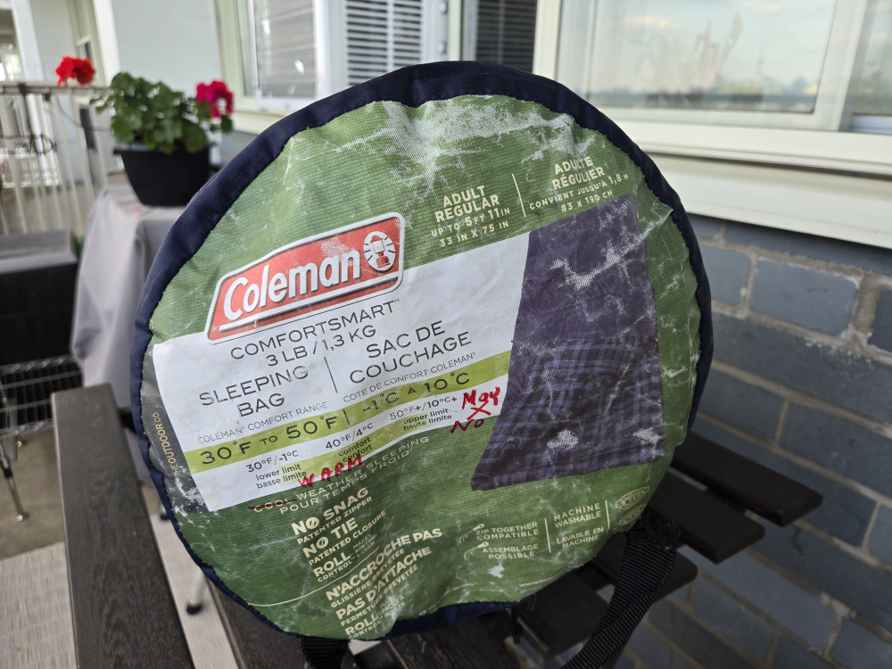 Coleman adult sleeping bag thumbnail