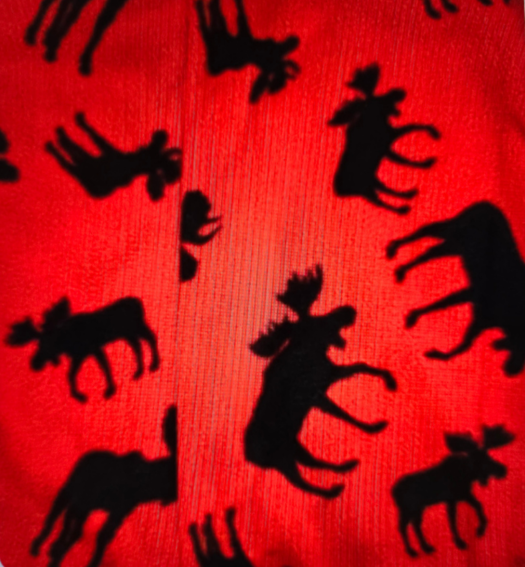 🥕 Lazy One Classic Moose Onesie with Trap Door and Non-Slip Feet image indicator(4)