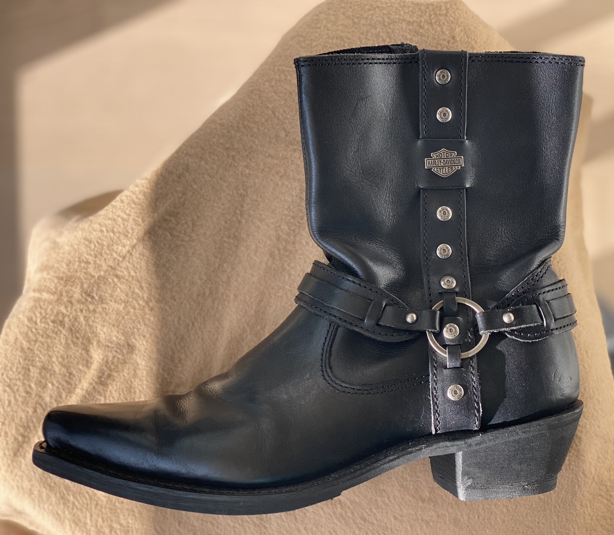 Harley -Davidson leather boots size 8US image indicator(5)