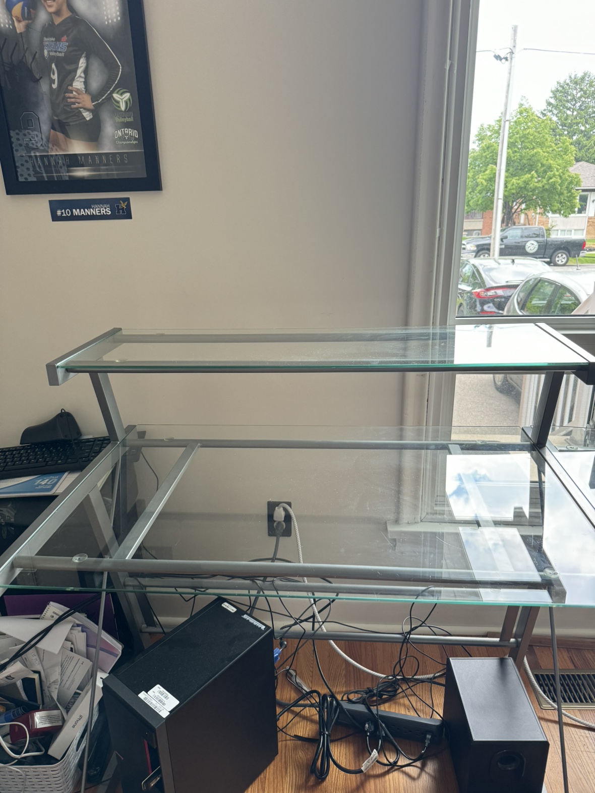 Glass desk - photo 3