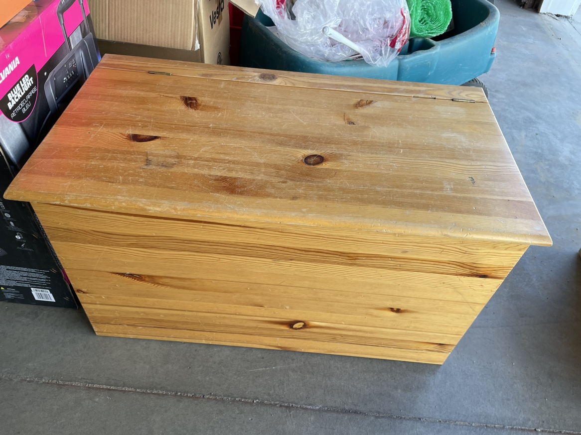 Moving sales/ BIG wood box