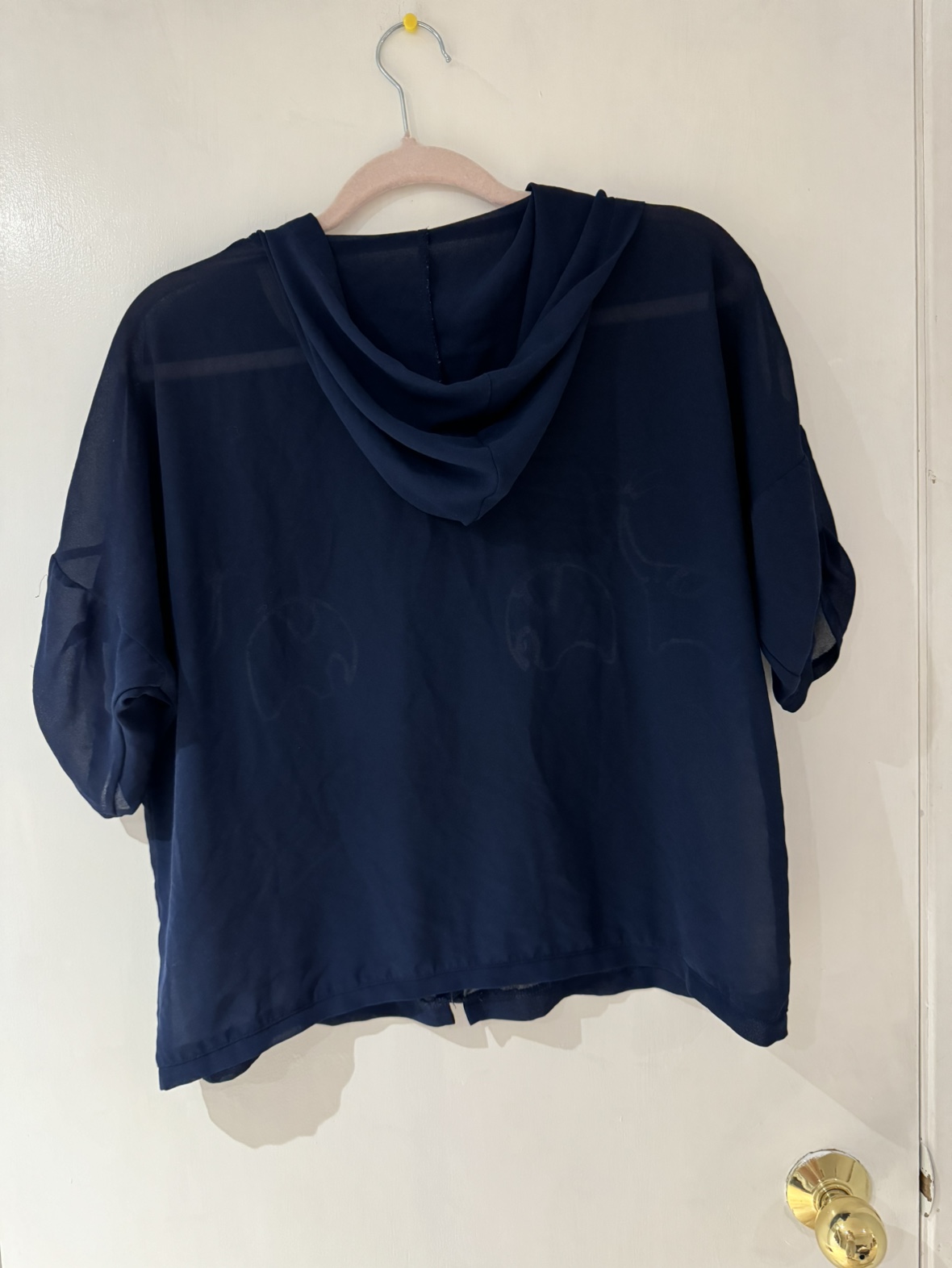Elephant pattern hooded button up - photo 2