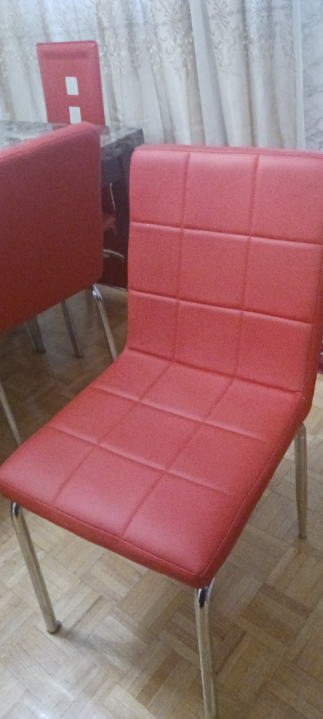 red leather chairs each $40 image indicator(5)