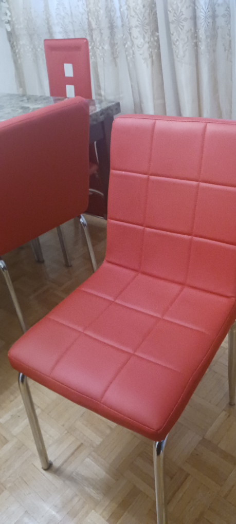 red leather chairs each $40 image indicator(6)