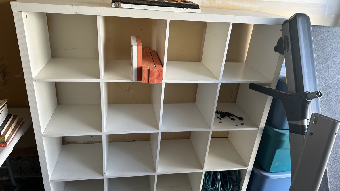 White shelving unit - make me an offer - photo 3