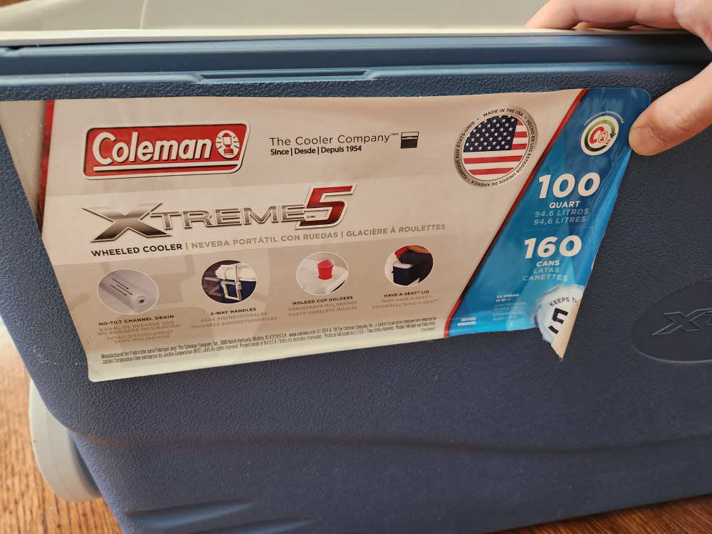 Coleman wheeled cooler - photo 3