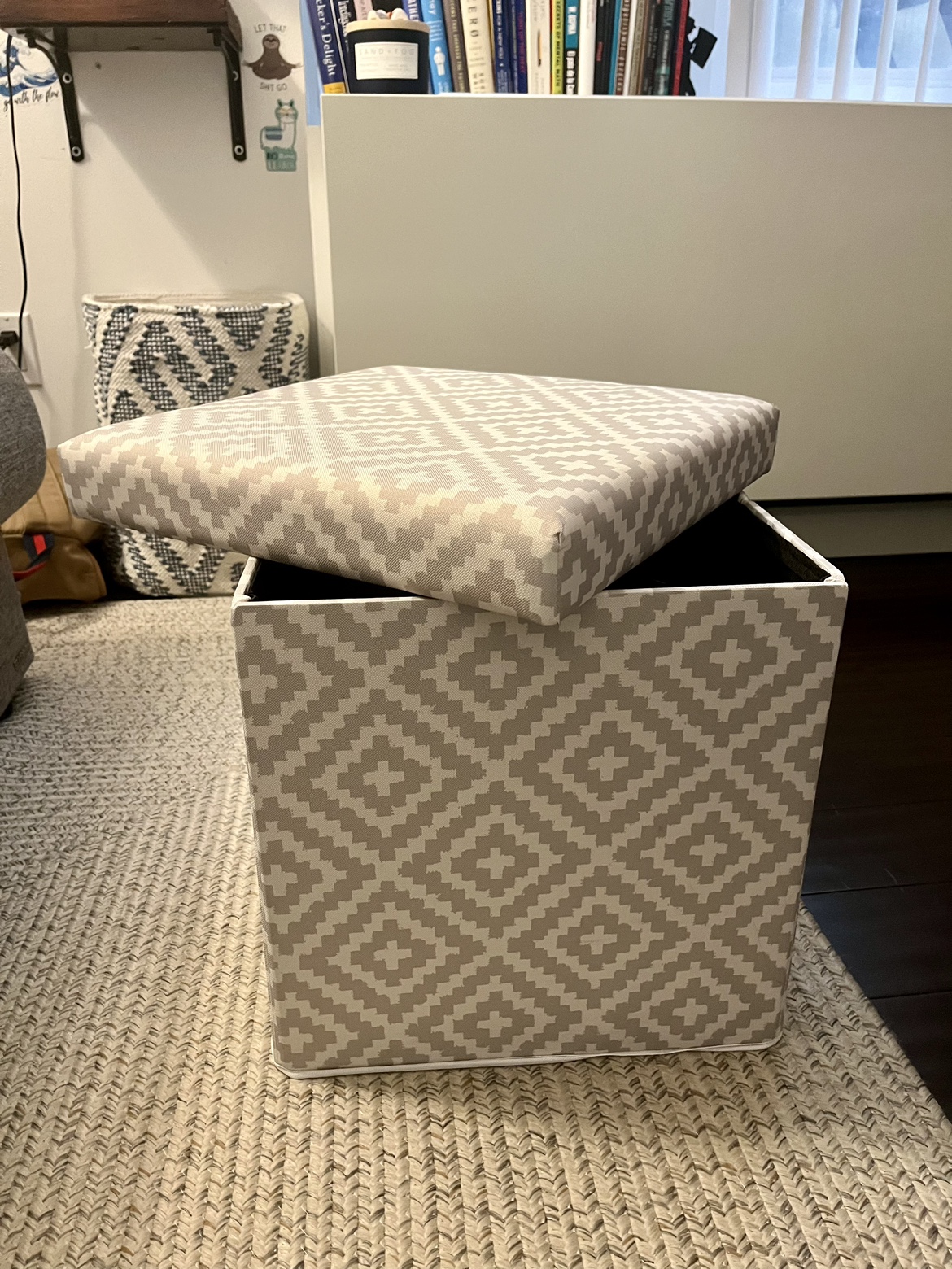 Full Collapsible Ottoman with Storage - photo 2
