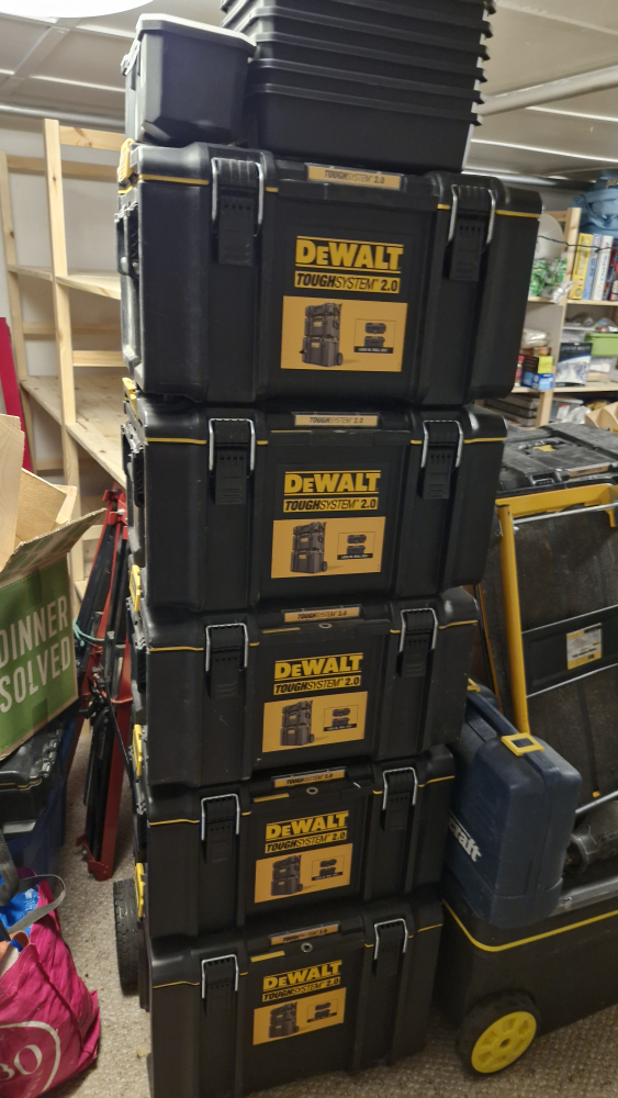 6 x DeWalt Tough System cases image indicator(2)