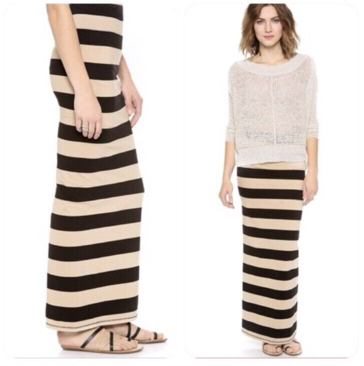 NWT FREE PEOPLE STRIPED SKIRT