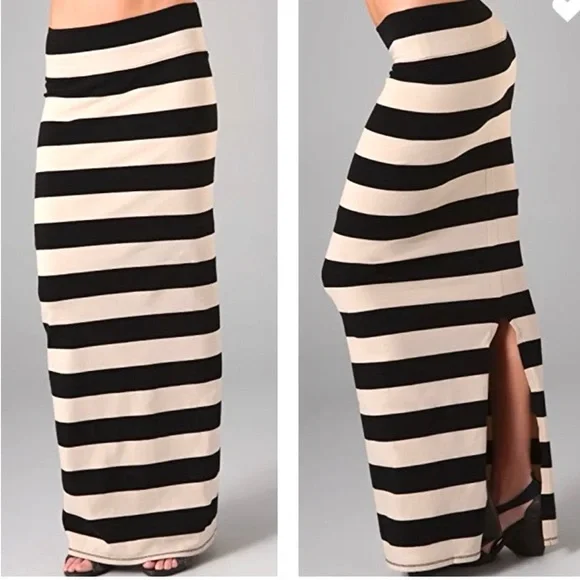 NWT FREE PEOPLE STRIPED SKIRT - photo 2