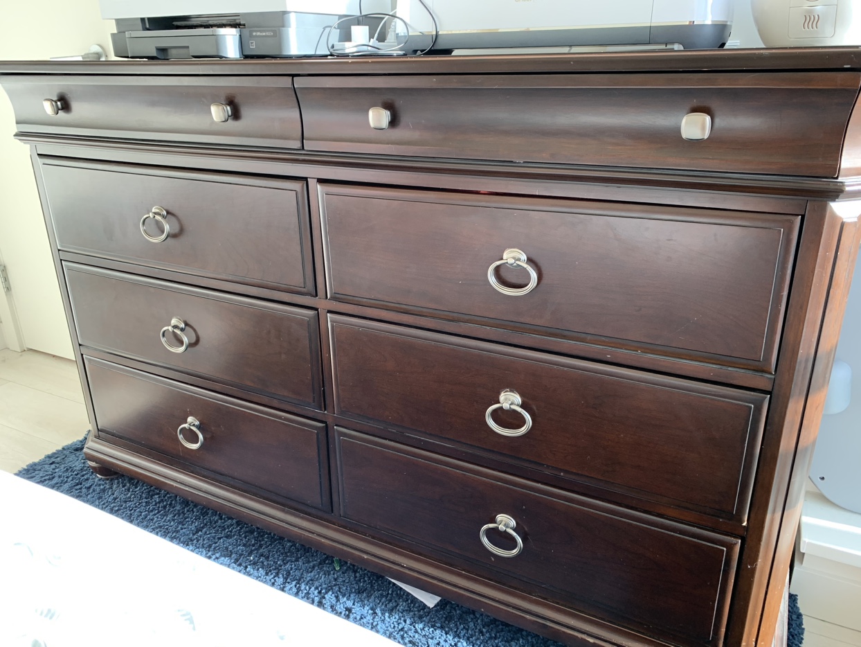 Brown Cherry Wood Dresser - photo 2
