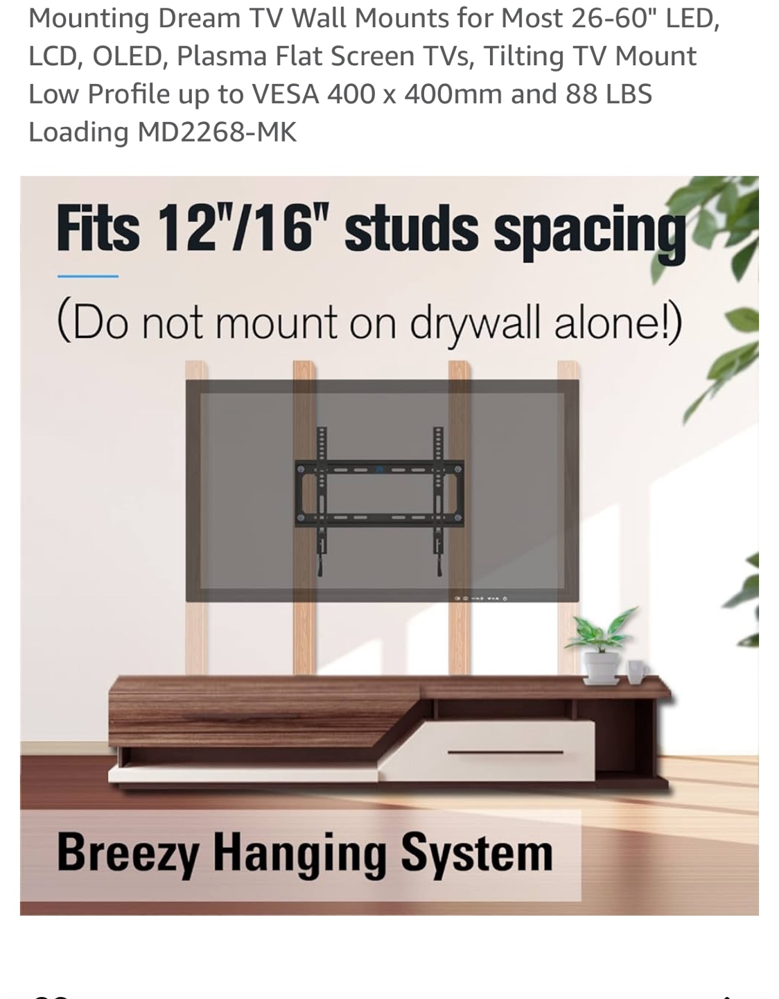 TV mount ( Like New) - pickup only