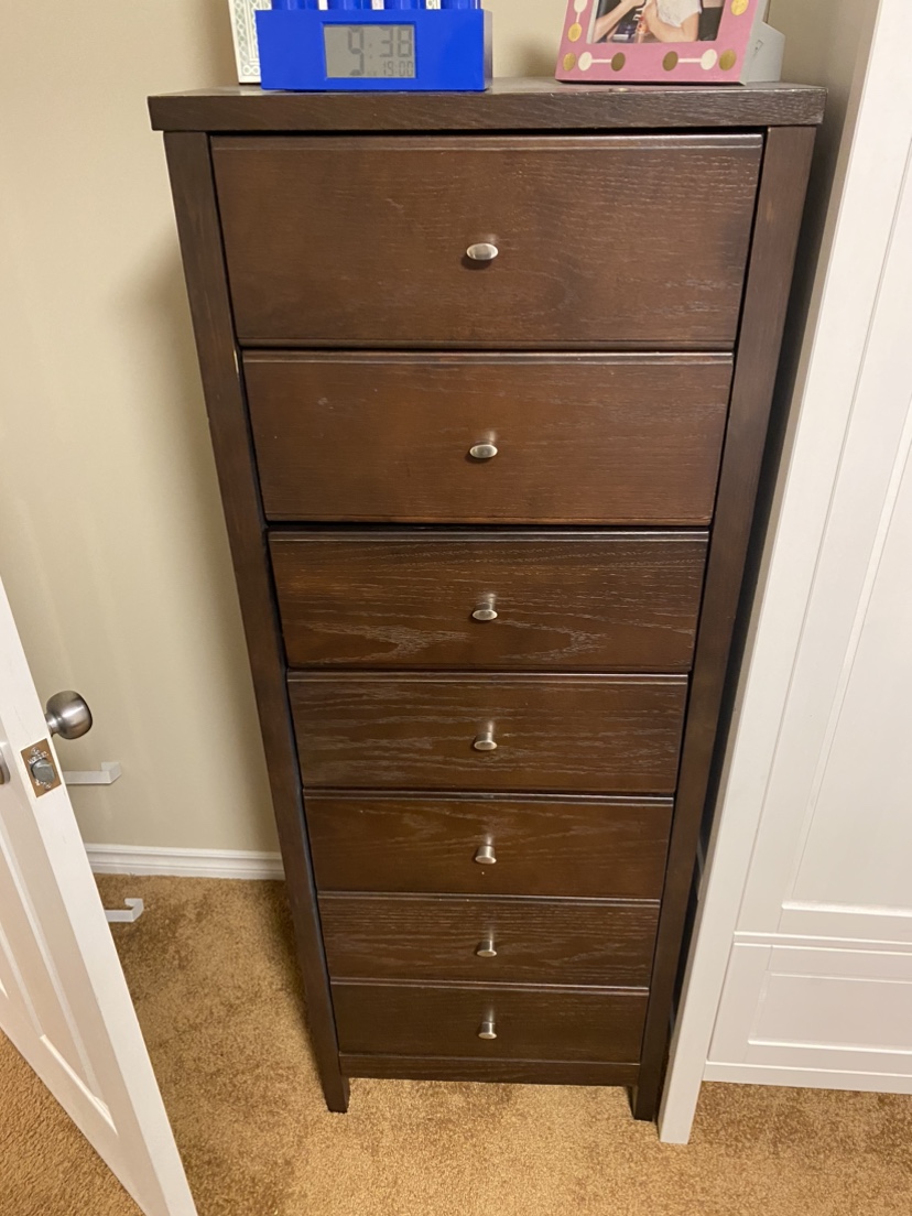Tall chest of drawers
