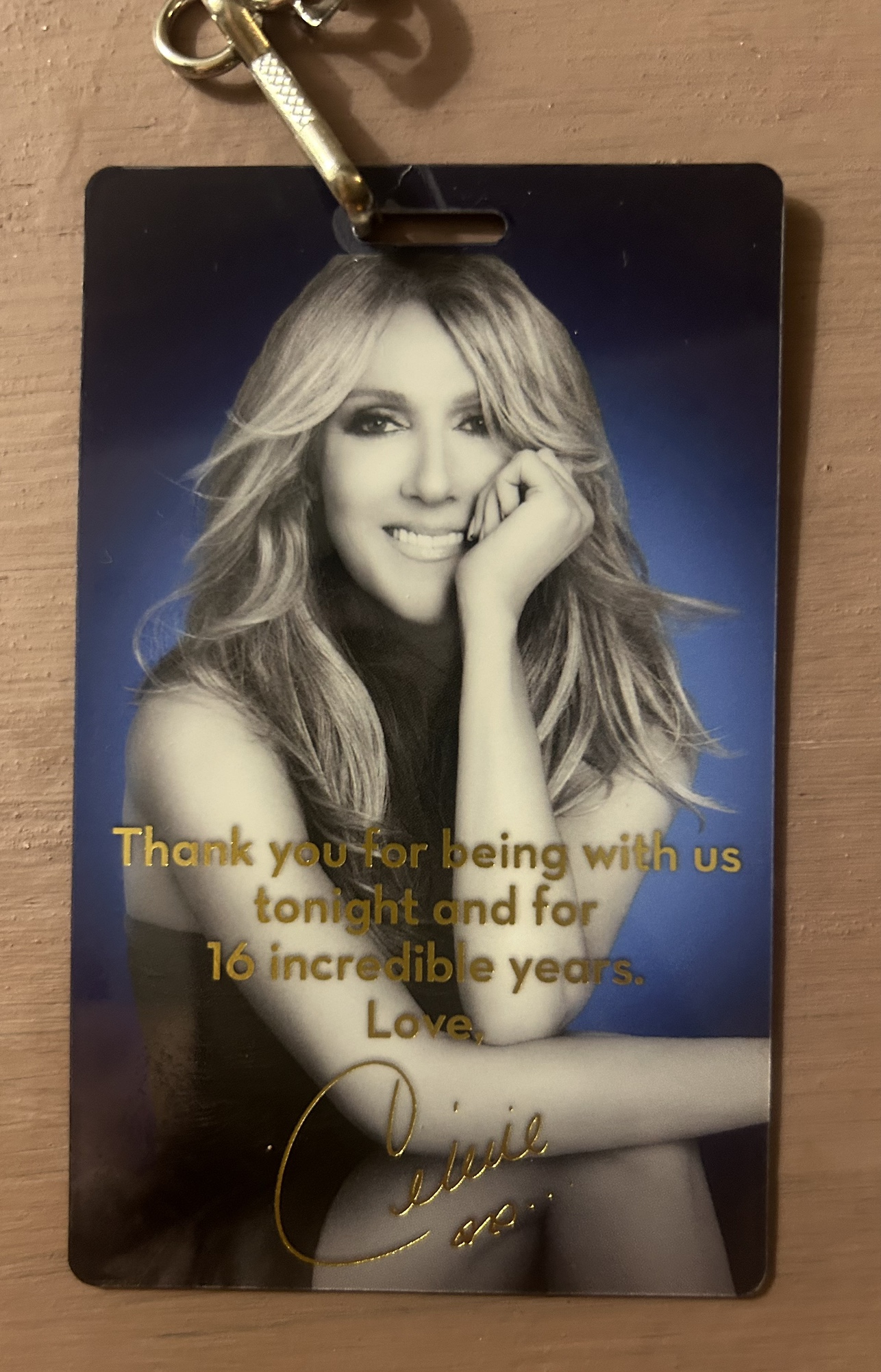 Ticket & Note from Celine Dion's final show at Ceaser's Palace image indicator(3)