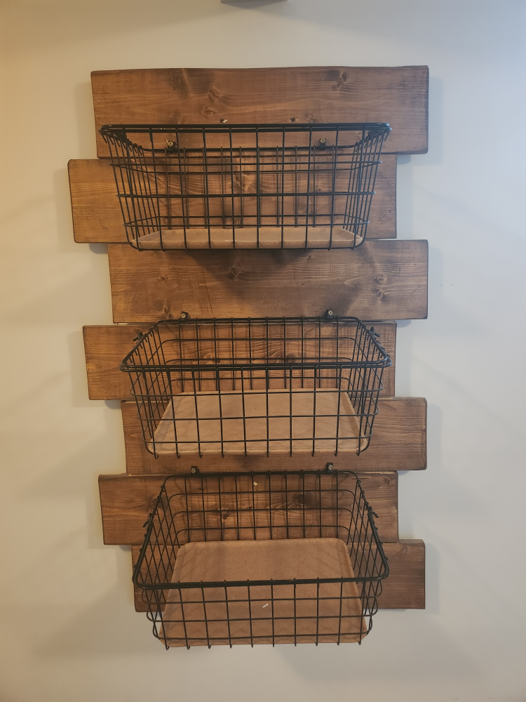 Rustic Basket Holder thumbnail