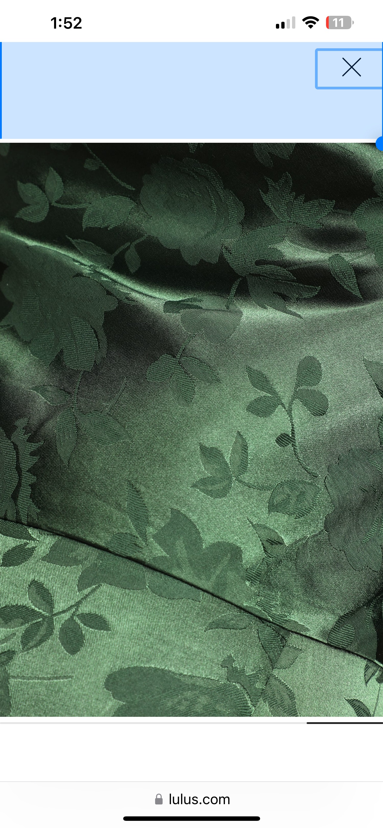 Prom Grad Emerald Green, Satin size large, Lulus Maxi Dress image indicator(5)