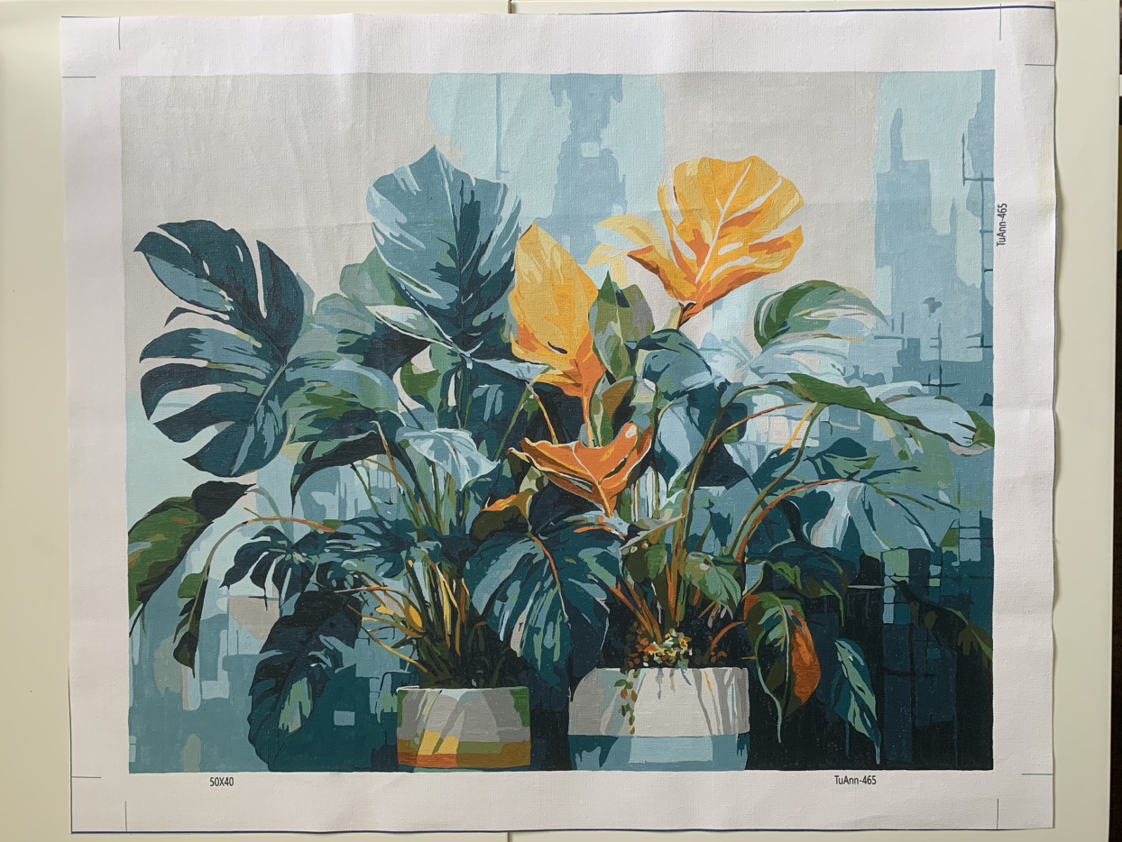 Oil paint-Painting image indicator(2)