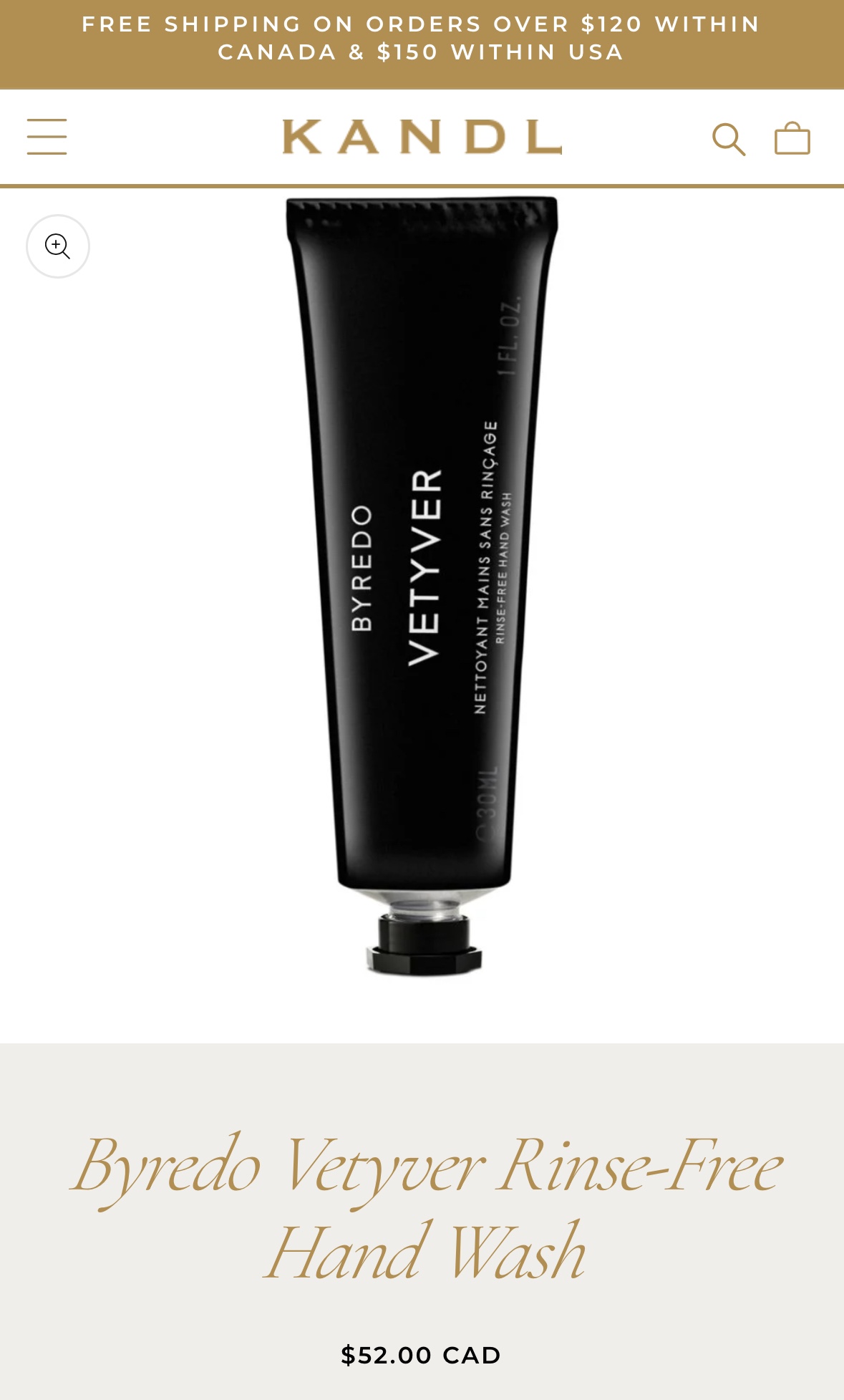 Brand new Byredo perfume hand sanitizer image indicator(2)