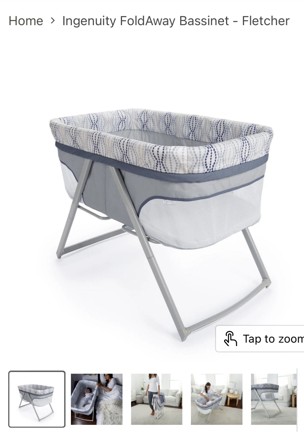 Rocking bassinet