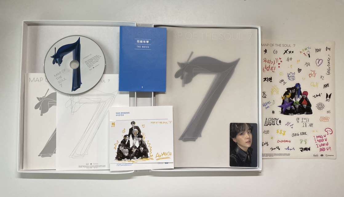 BTS - MAP OF THE SOUL: 7 - ALL 4 VERSIONS - photo 5