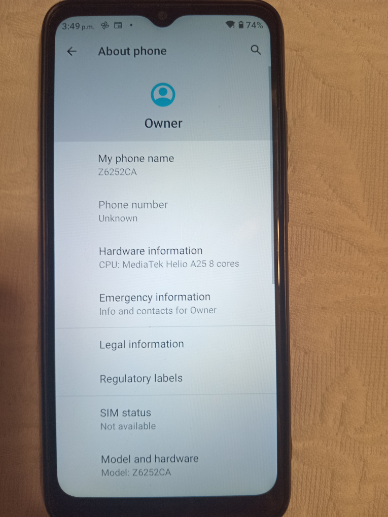 Unlocked cell phone thumbnail
