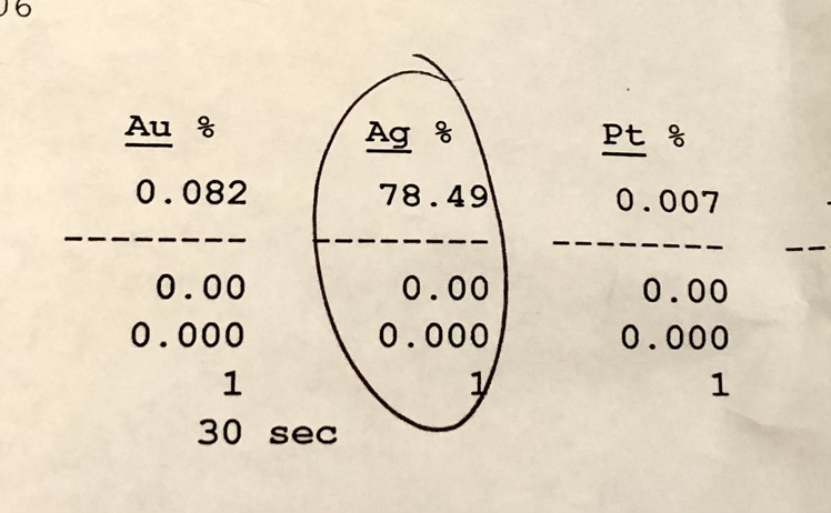 50 TROY OZ SILVER BAR WITH GOLD image indicator(3)