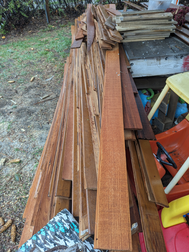 1100 sq ft of Tonge and groove reclaimed cedar - photo 2