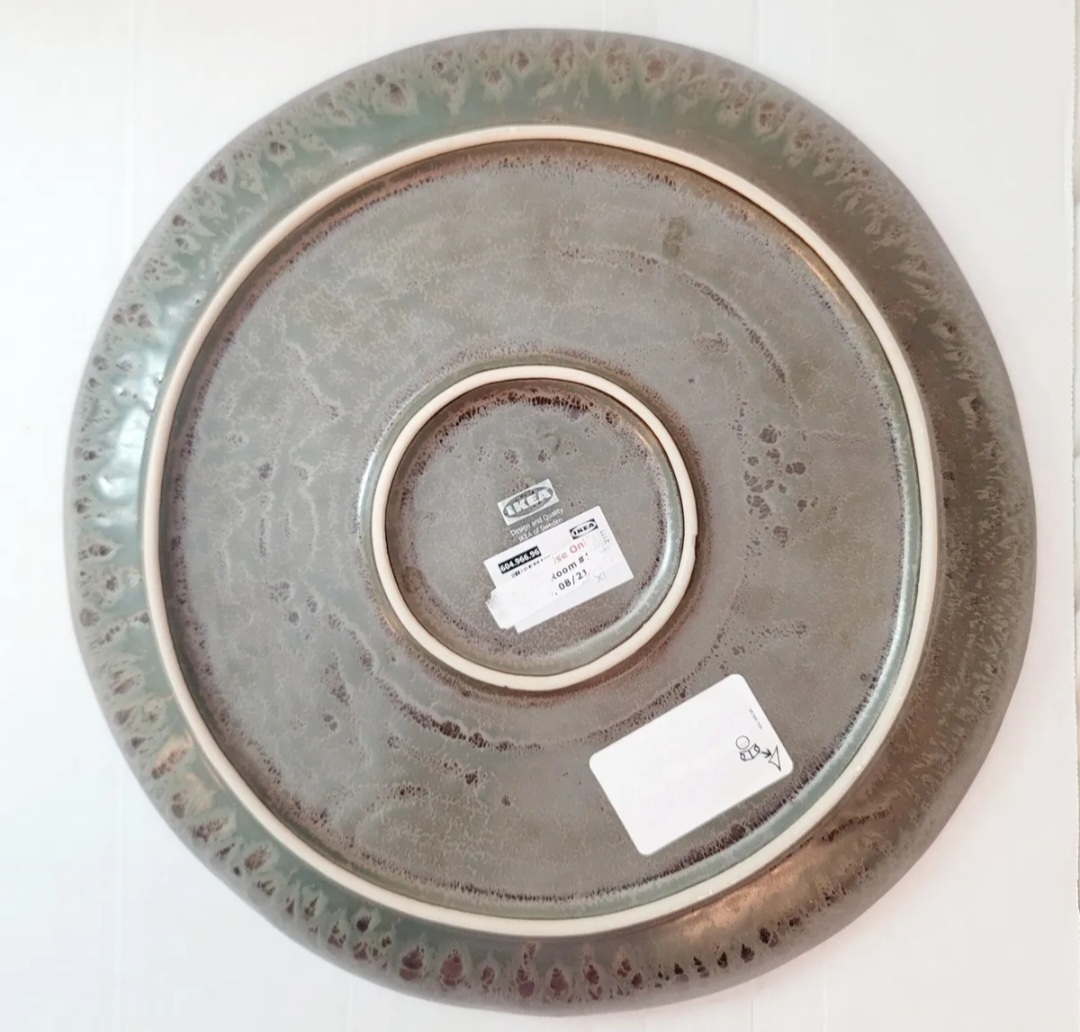 ❤️ Ikea stoneware plate 34cm image indicator(2)