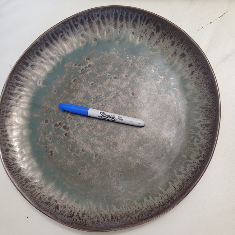 ❤️ Ikea stoneware plate 34cm image indicator(3)