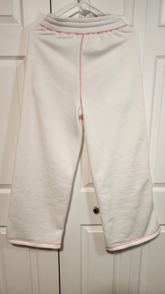 Drawstring Waist Contrast Piping wide Leg Pants - photo 4