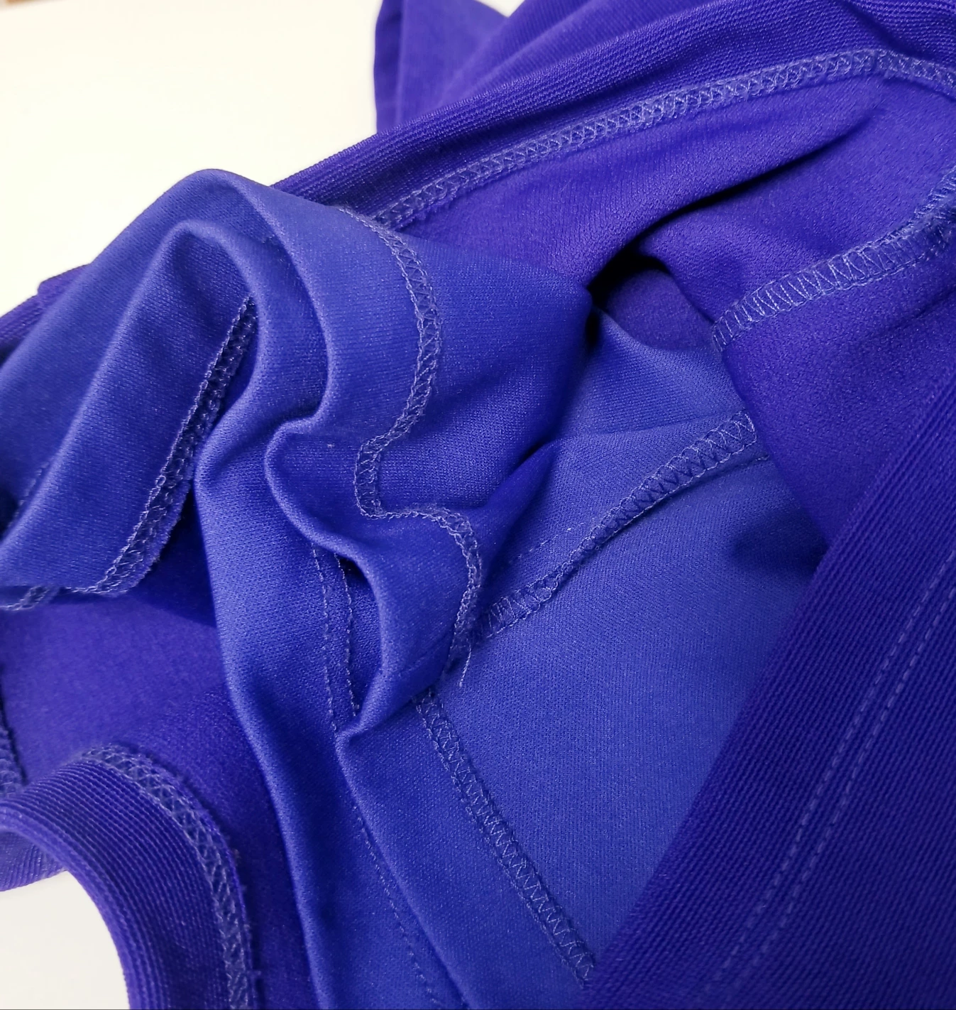 Le Chateau Purple Long Sleeve Midi Dress w/ Deep V-Back, XXS image indicator(5)