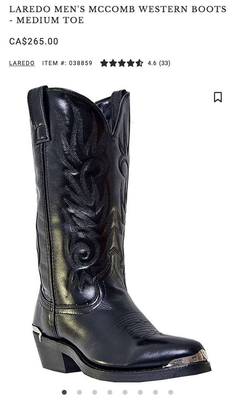 Laredo Men’s cowboy boots thumbnail