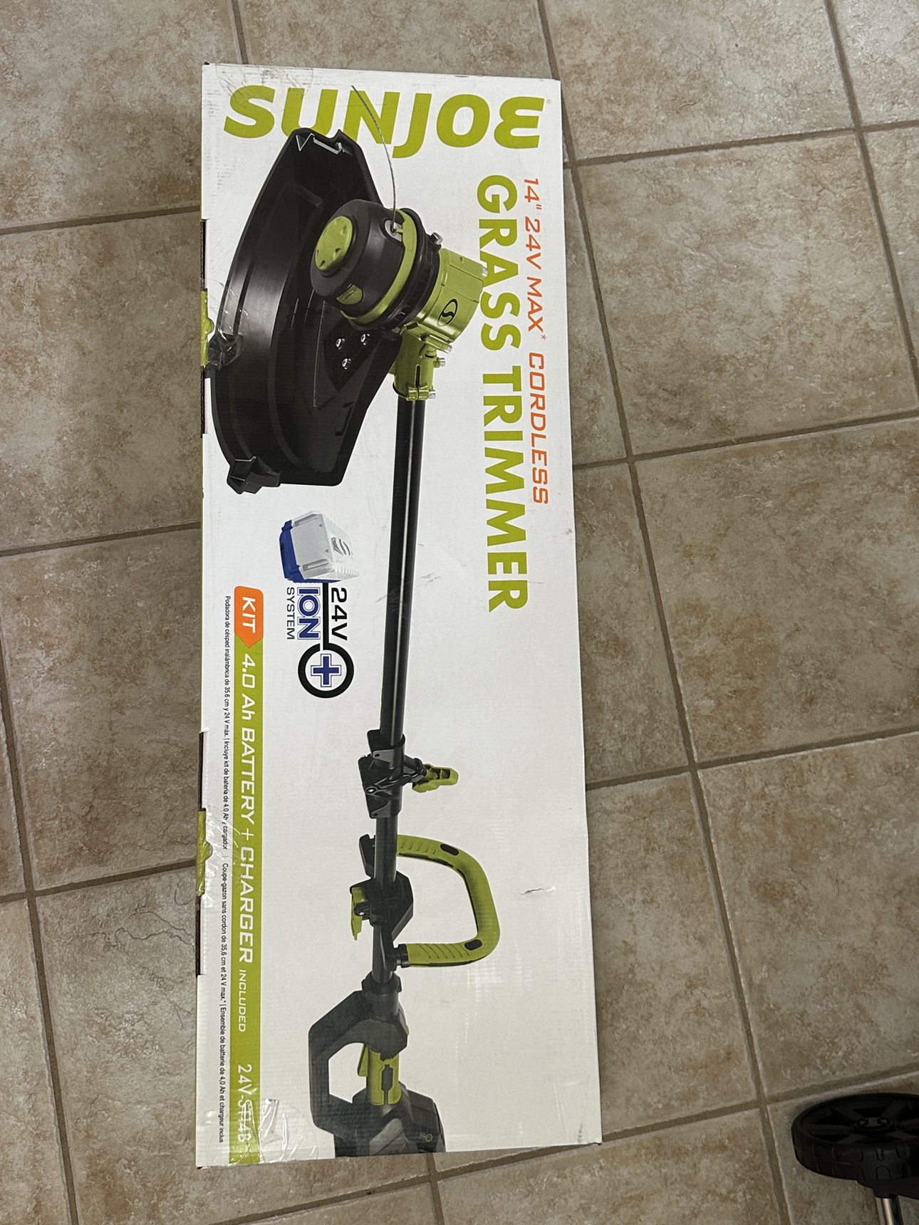 Brandnew 24V iON+ Cordless Dual Line String Trimmer - photo 3