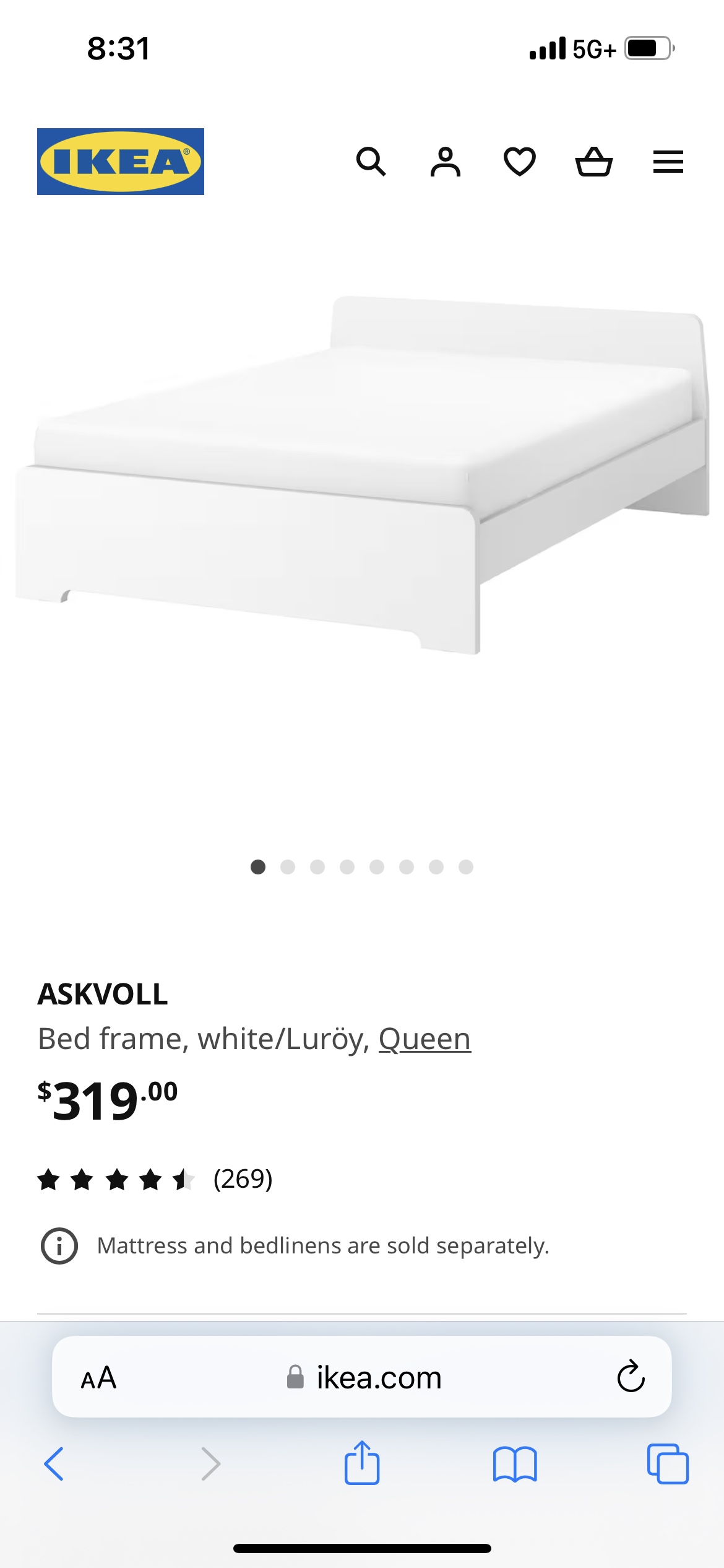 IKEA Quen bed frame - photo 4