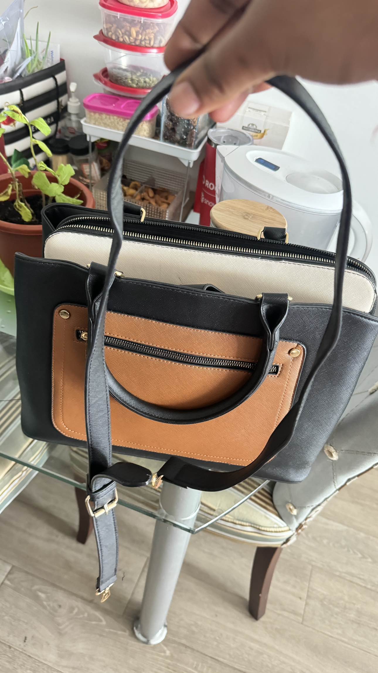 Women’s stunning brown laptop tote bag - photo 2